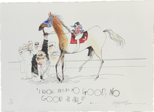 Load image into Gallery viewer, Kentucky Derby 50th Anniversary Print: "I Know This Is No Good, No Good At All."
