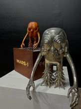 Load image into Gallery viewer, WOODEN ELECTRIC MONKEY MAN SCULPTURE BY MARS-1