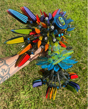 Load image into Gallery viewer, HUGE Banjo "Vishuddha Devi" Rainbow Holographic Vinyl Sticker