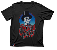 Load image into Gallery viewer, Grateful Dead X Rick Griffin "Skull And Top Hat" Tee