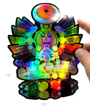 Load image into Gallery viewer, HUGE Banjo "Fractal Foam Devi On A F-250 Superduty" Rainbow Holographic Vinyl Sticker