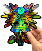 Load image into Gallery viewer, HUGE Banjo "Vishuddha Devi" Rainbow Holographic Vinyl Sticker