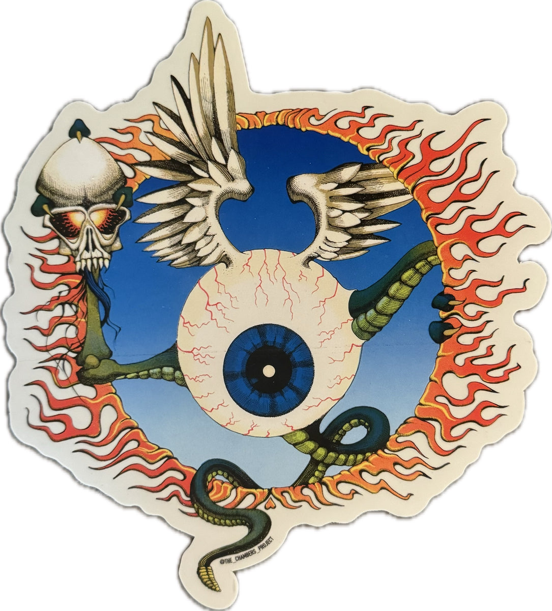 80's THE DEAD Flying Eyeball ポスター Kelley/ Mouse flying eye 1970's. Others did it but they did it