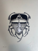 Load image into Gallery viewer, Rick Griffin "CRYING EYE" (Limited Edition Boxed Cotton Rag Edition)