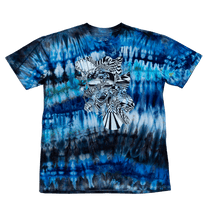 Load image into Gallery viewer, Oliver Vernon & Rick Griffin "Crying Eye" Blue Tie-Dye