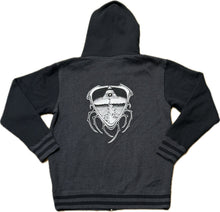 Load image into Gallery viewer, The Chambers Project &quot;Crying Eye&quot; Zip-Up Two-Toned Hoodie By Rick Griffin

