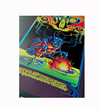 Load image into Gallery viewer, Rick Griffin &quot;The Who Beetle&quot; Rainbow Foil Edition Fine Art Print
