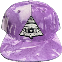 Load image into Gallery viewer, Tie-Dye &quot;Rick Griffin X The Chambers Project X Light Sound Dimension&quot; Collab Snapback Hats
