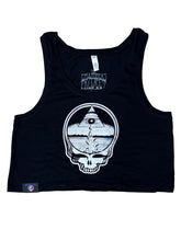 Load image into Gallery viewer, Grateful Dead X Rick Griffin X The Chambers Project "Stealie" Crop Tank
