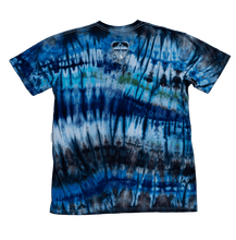 Load image into Gallery viewer, Oliver Vernon &amp; Rick Griffin &quot;Crying Eye&quot; Blue Tie-Dye
