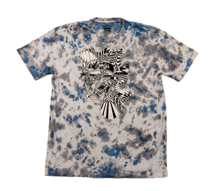 Oliver Vernon & Rick Griffin "Crying Eye" Blue/Gray Tie-Dye